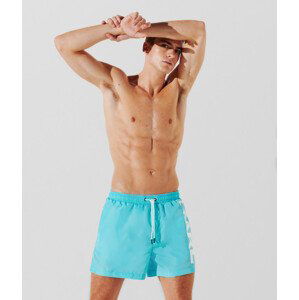 Plavky Karl Lagerfeld Karl Logo Short Boardshorts Modrá M