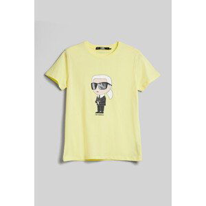 Tričko Karl Lagerfeld Ikonik 2.0 Karl T-Shirt Žltá S