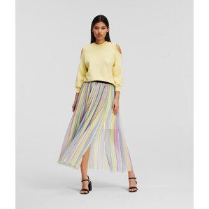 Sukňa Karl Lagerfeld Stripe Pleated Skirt Rôznofarebná 38