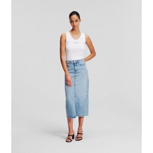 Sukňa Karl Lagerfeld Maxi Denim Skirt Modrá Xs