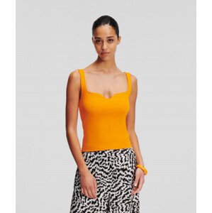 Top Karl Lagerfeld Fashion Tank Oranžová Xs