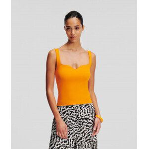 Top Karl Lagerfeld Fashion Tank Oranžová L