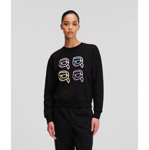 Mikina Karl Lagerfeld Ikonik 2.0 Outline Sweatshirt Čierna Xs