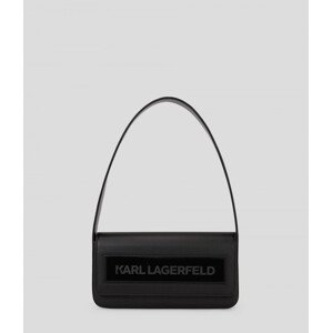 Kabelka Karl Lagerfeld Ikon/K Md Flap Shb Leather Čierna None