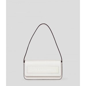 Kabelka Karl Lagerfeld Ikon/K Md Flap Shb Leather Off White