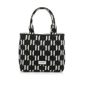 Kabelka Karl Lagerfeld K/Monogram Knit Lg Tote Čierna None