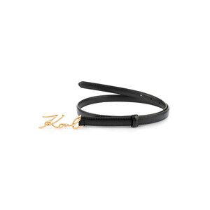 Opasok Karl Lagerfeld K/Signature Sm Buckle Belt Čierna 65