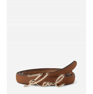 Opasok Karl Lagerfeld K/Signature Sm Buckle Belt Hnedá 65