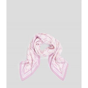 Šatka Karl Lagerfeld K/Monogram Pleated Scarf Ružová None