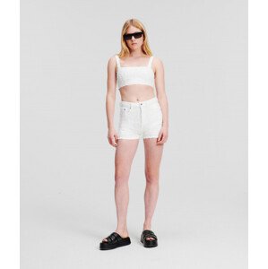 Šortky Karl Lagerfeld Jeans Klj Hr Boucle Short Biela 25