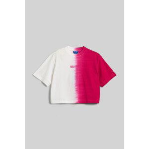 Tričko Karl Lagerfeld Jeans Klj Reg Crop Sslv Ombre Tee Rôznofarebná S