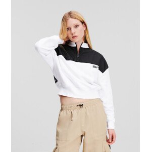 Mikina Karl Lagerfeld Jeans Klj Boxy Half Zip Sweat Rôznofarebná Xs