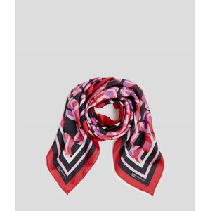 Šatka Karl Lagerfeld Jeans Monogram Bandana Ružová None