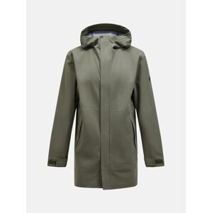 Kabát Peak Performance M Cloudburst Coat Zelená M