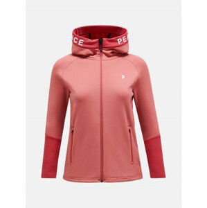 Mikina Peak Performance W Rider Zip Hood Ružová S