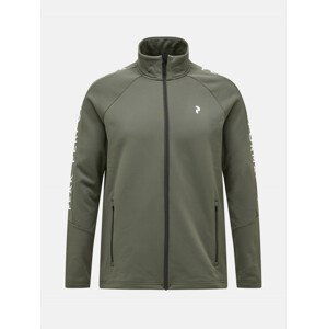 Mikina Peak Performance M Rider Zip Jacket Zelená M