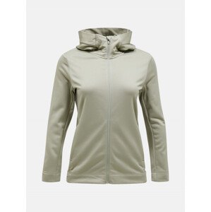 Mikina Peak Performance W Rider Tech Zip Hood Zelená L