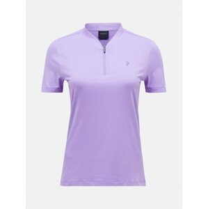 Polokošeľa Peak Performance W Turf Zip Ss Top Fialová Xs