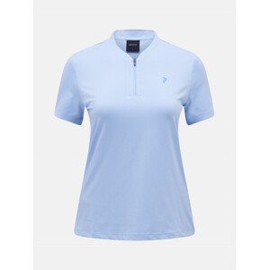 Polokošeľa Peak Performance W Turf Zip Ss Top Modrá Xl