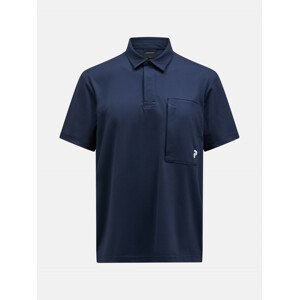 Polokošeľa Peak Performance M Pocket Polo Modrá Xl