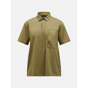 Polokošeľa Peak Performance M Pocket Polo Zelená M