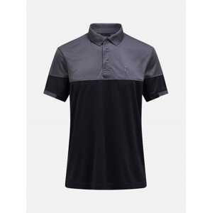 Polokošeľa Peak Performance M Player Block Polo Čierna Xl