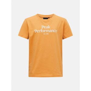 Tričko Peak Performance Jr Original Tee Oranžová 160