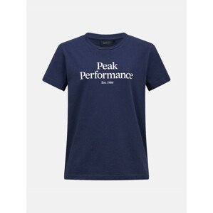 Tričko Peak Performance Jr Original Tee Modrá 170