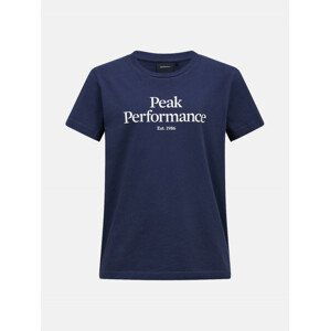 Tričko Peak Performance Jr Original Tee Modrá 150