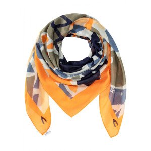 Šál Camel Active Print Shawl Modrá None