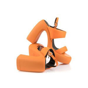 Sandále Karl Lagerfeld Astragon Hi Puffa Strap Sandal Oranžová 38