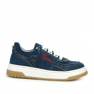 Tenisky Marni Contrasting Embroidered Logo Denim Lace-Up Low Sneakers Modrá 32