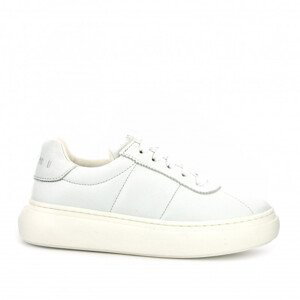 Tenisky Marni Tone On Tone Embroidered Logo Soft Padded Nappa Lace-Up Low Sneakers Biela 33
