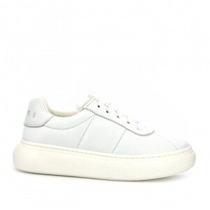 Tenisky Marni Tone On Tone Embroidered Logo Soft Padded Nappa Lace-Up Low Sneakers Biela 38