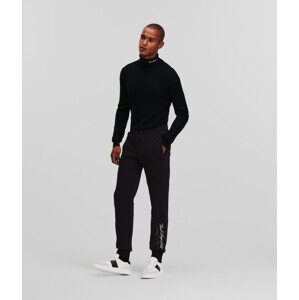 Tepláky Karl Lagerfeld Hotel Karl Pintuck Joggers Black