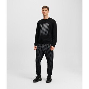 Tepláky Karl Lagerfeld Monogram Degrade Sweatpants Black Monogram Degrade