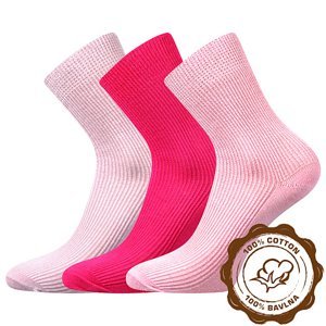BOMA ponožky Romsek mix dievča 3 páry 30-32 EU 102012