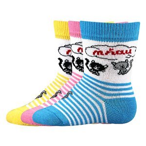 Ponožky BOMA Mia mix 3 páry 14-17 EU 113219