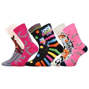 LONKA ponožky Doblik mix dievča 3 páry 30-34 EU 114588