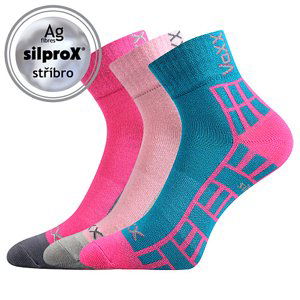 VOXX ponožky Maik mix A - dievča 3 páry 16-19 EU 101487