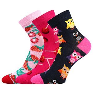 LONKA ponožky Dedotik mix B - dievča 3 páry 20-24 EU 117505