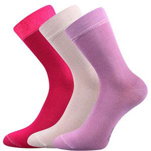 BOMA ponožky Emko mix A - dievča 3 páry 25-29 EU 100887