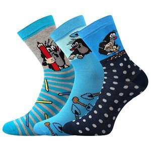 BOMA Krtkovské ponožky mix 2 kľúče 3 páry 20-24 EU 116630