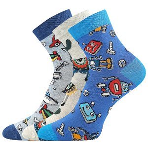 LONKA ponožky Dedotik mix C - chlapec 3 páry 20-24 EU 118706