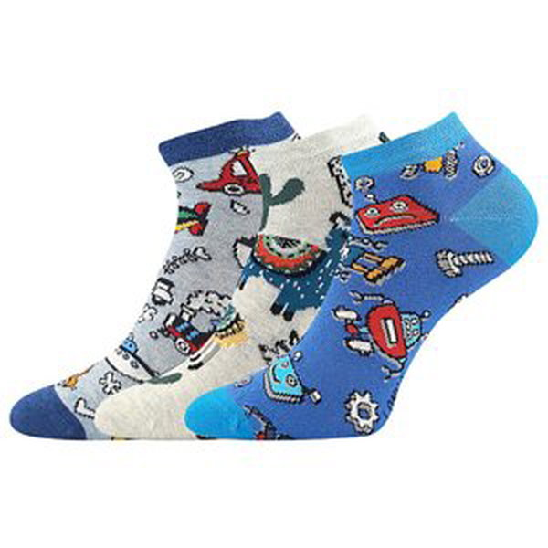 LONKA ponožky Dedonik mix C - chlapec 3 páry 30-34 EU 118714