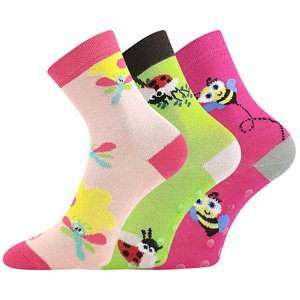 Ponožky LONKA Woodik ABS mix C 3 páry 30-34 EU 118767