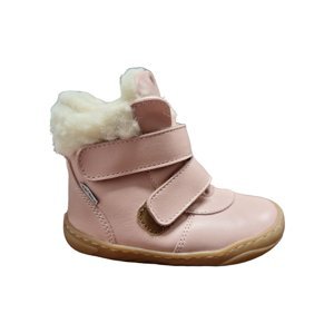 Pegres Barefoot SBF42 Detské zimné topánky ružové 22