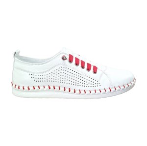 Wild 646019 White/Red Dámska celokožená obuv 40