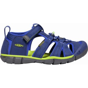 KEEN Seacamp II CNX Youth Detské sandále blue depths/chartreuse 32-33 10012365KEN01C04