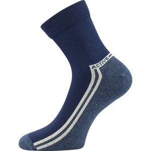 LONKA® ponožky Roger 02 tm.modrá 3 pár 43-46 121019